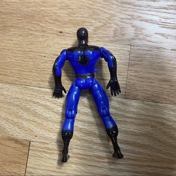 Spiderman Vintage 1995 Marvel Animated Wall Crawler Spider Sense Action Figure - Picture 4 of 4